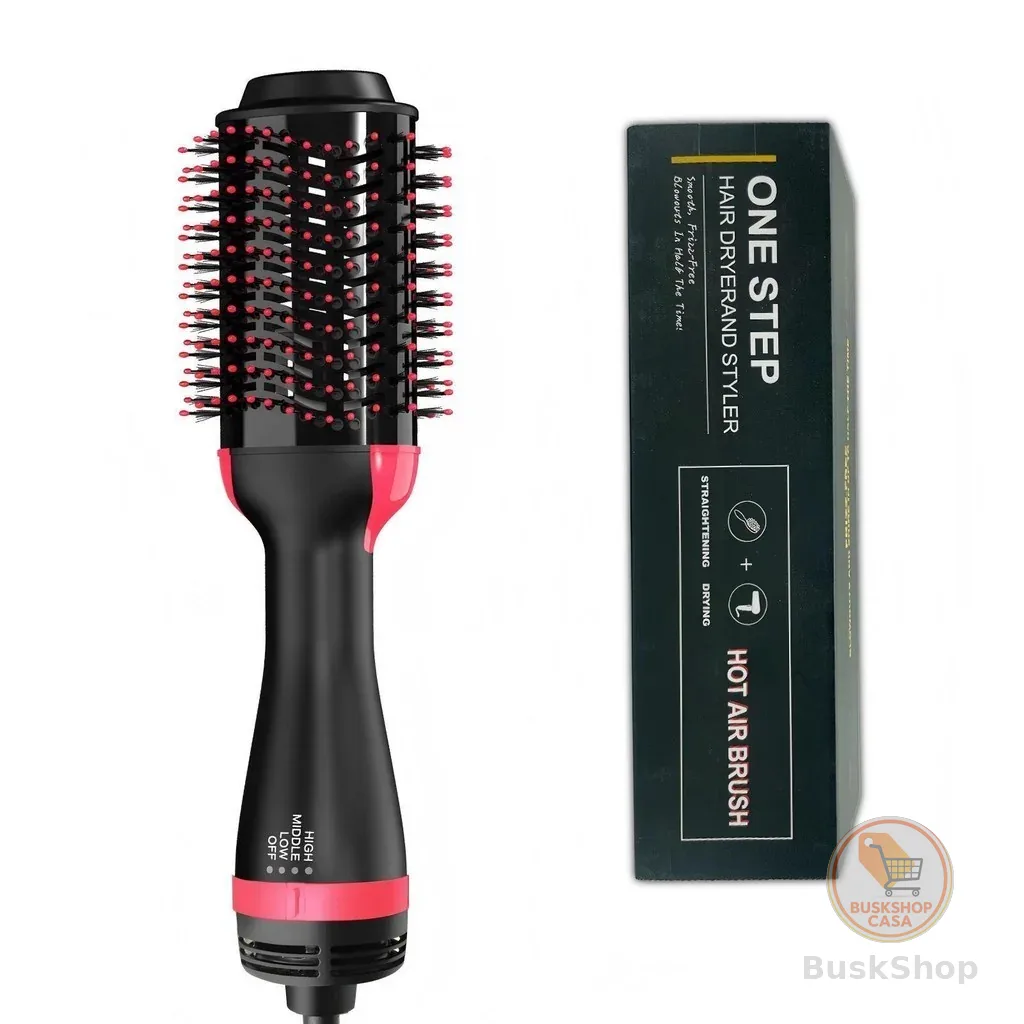 Escova Secadora Alisador Elétrica Quente Cabelo Com 3 Em1 Hair Styler APENAS 110V Jimmystore