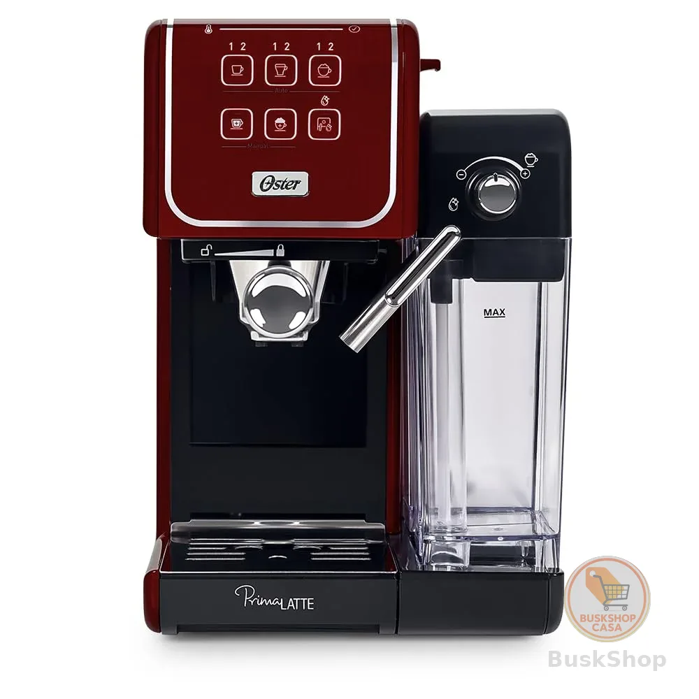 Cafeteira Espresso Oster PrimaLatte Touch Red - 127V