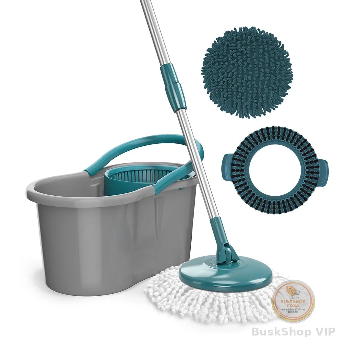 Flash Limp - Mop Giratório Fit 3 em 1 - MOP9379