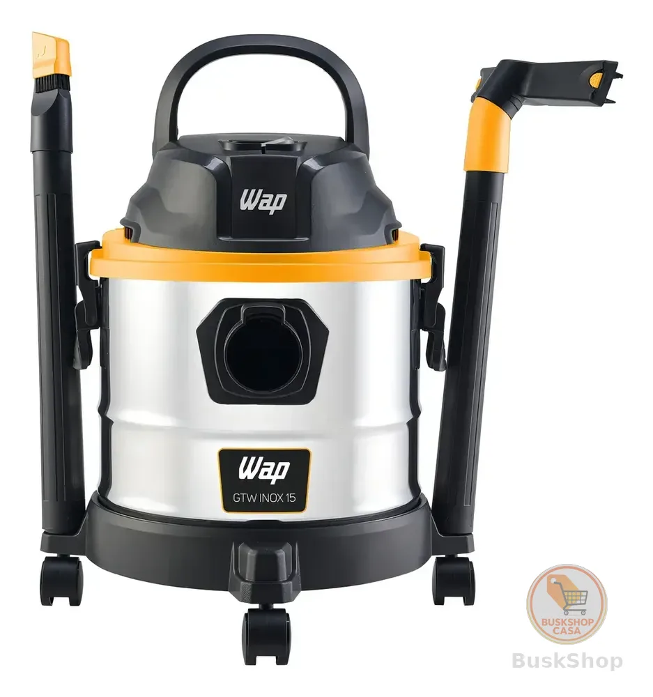 Aspirador De Pó E Água Fw008809 Gtw Inox 15 1700w Wap Preto