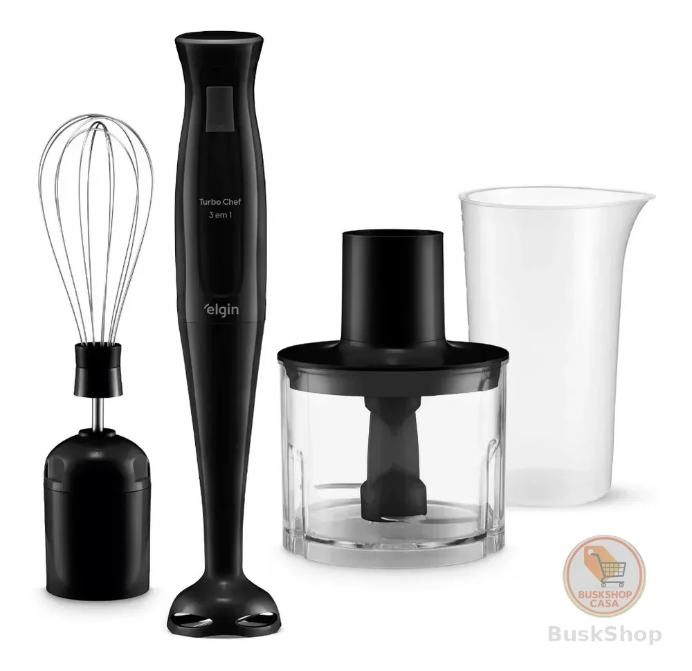 Mixer Vertical Turbo Chef Elgin 3 Em 1 200w Preto 110v Preto
