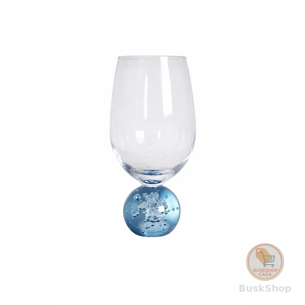 Taça De Vidro Orbe Marinha - 1Un - Tuut