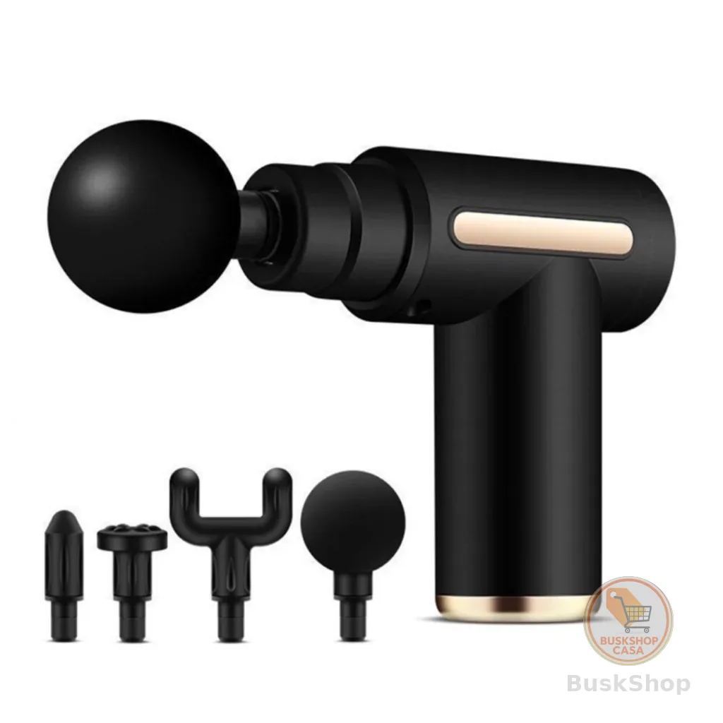 Massageador Pistol Elétrico Alta Frequência Profissional Muscular Relaxamento Portátil