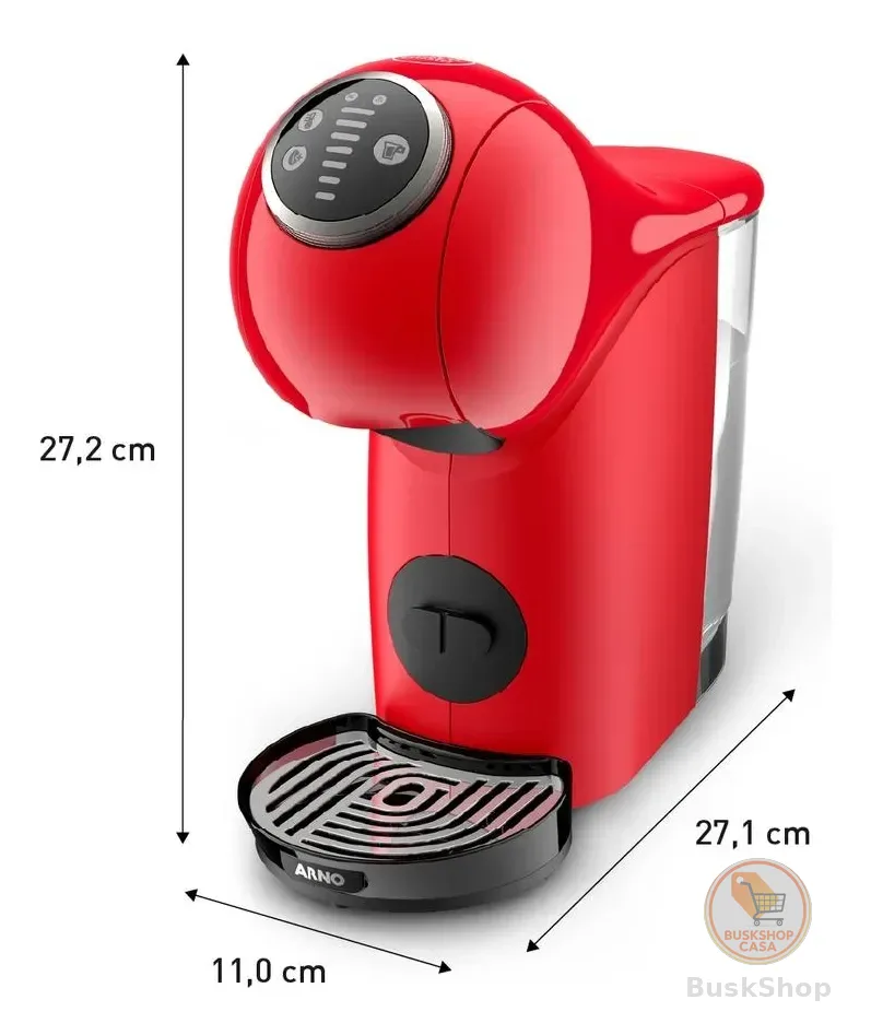 Cafeteira Nescafé Dolce Gusto Genio S Plus Dgs3 Vermelha Cor Vermelho