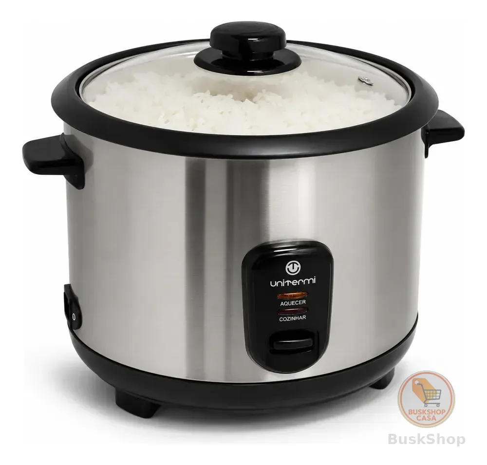 Panela De Arroz Eletrica 10 Xicaras Pratic 700w Inox 3,8l Prateado 127v 50 Hz/60hz