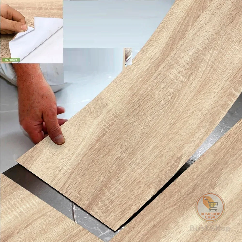 Kit até 10 Adesivos Para Piso Vinílico Autocolante Com Textura Vários Modelos