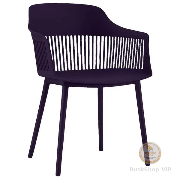Cadeira de Jantar Marcela Montreal Design Moderno Decorativo Resistente Sem Estofado Empilhável 154kg Polyplast -