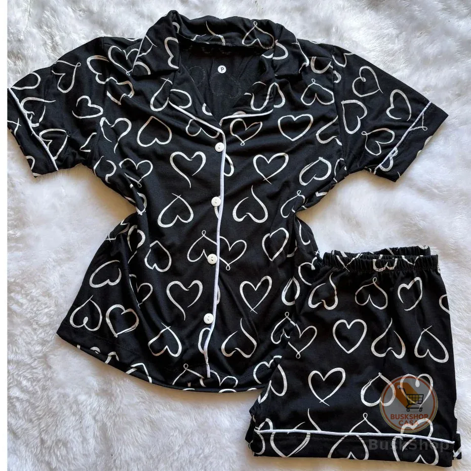 Pijama Short Doll Feminino Adulto Americano Blogueira Botão Amamentação Gestante Oferta Relâmpago