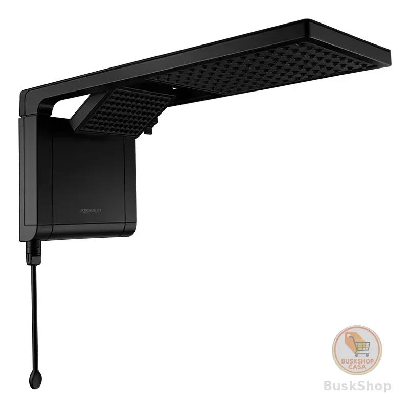 Lorenzetti Acqua Duo Ultra Chuveiro Ducha Preto Fosco Potência 7800w