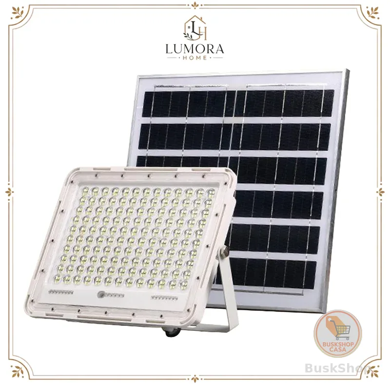 LUMORA HOME 15000W Refletor Led Solar luminária solar Holofote IP69 Prova Luz solar do sensor externo