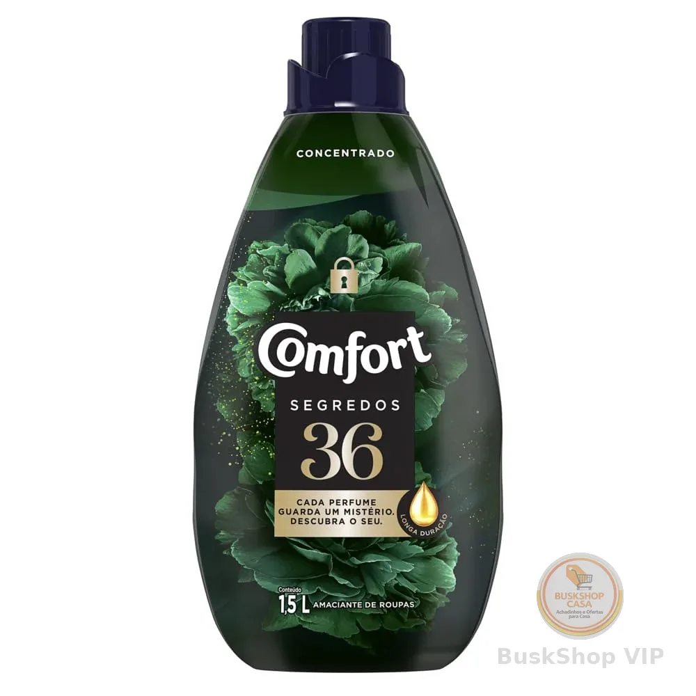 Comfort Amaciante Concentrado 36 Segredos 1,5L