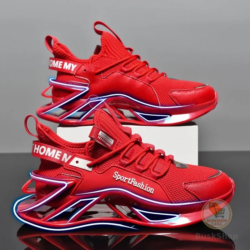 Novos Sapatos De Lâmina Para Homens Em Tênis De Corrida Estilo Cool Style Estudantes Moda Basquetebol Masculinos