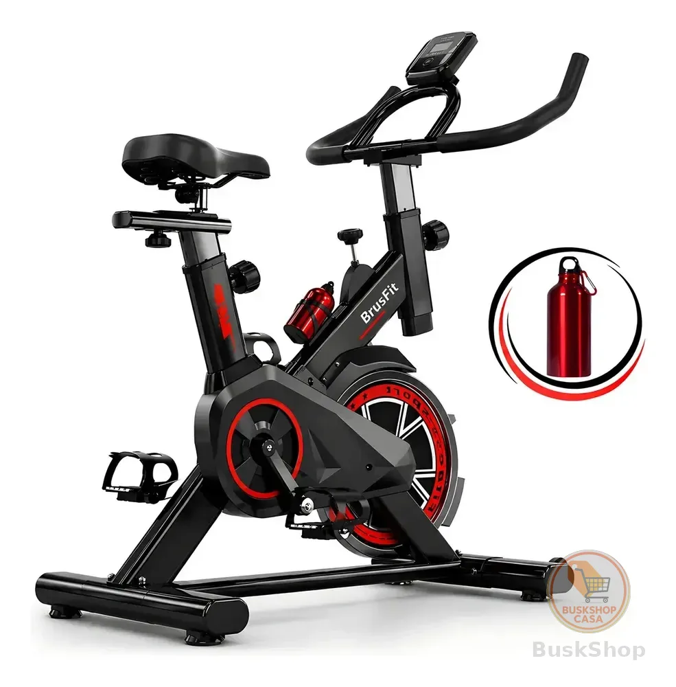 Brus fit Bicicleta Ergométrica Spinning Liftness X11 Cor Preto/vermelho Brusfit