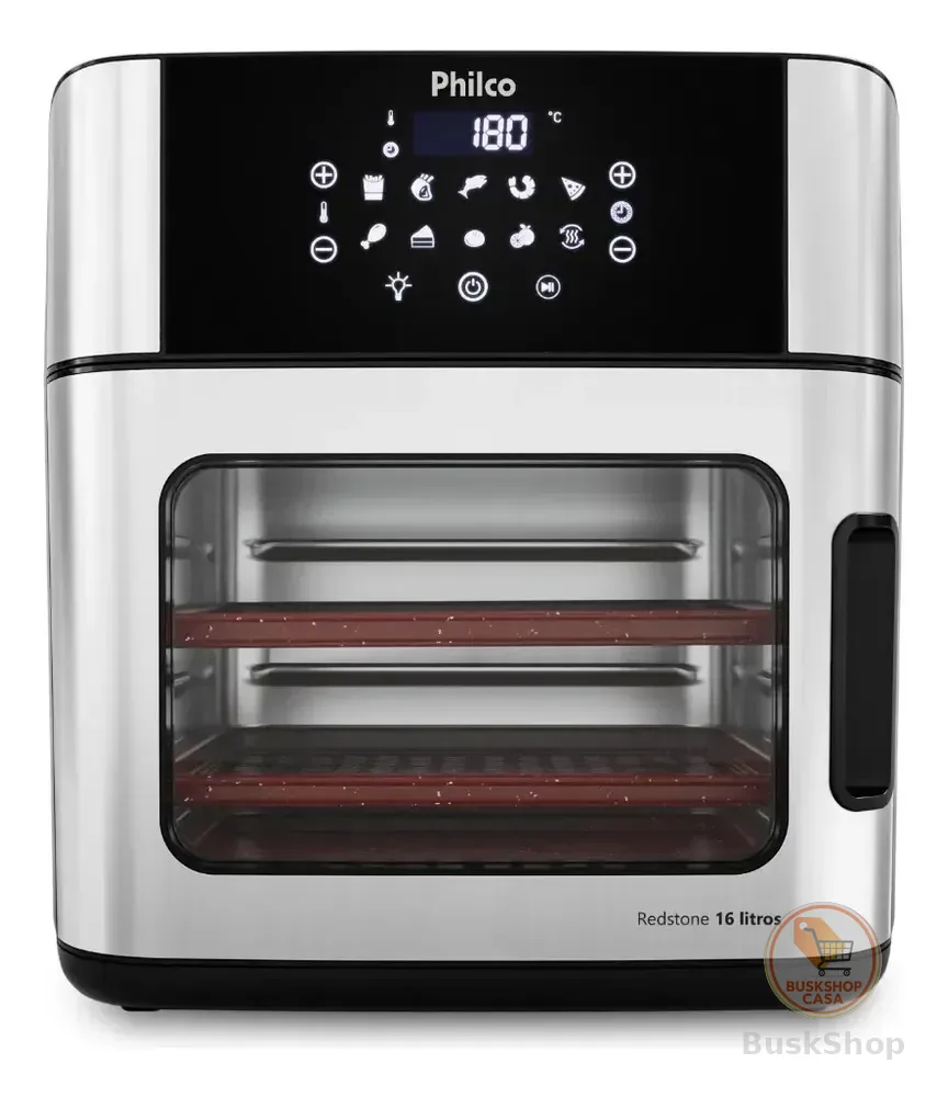Fritadeira Air Fryer Philco PAF16A 4 Em 1 Painel Digital 16l
