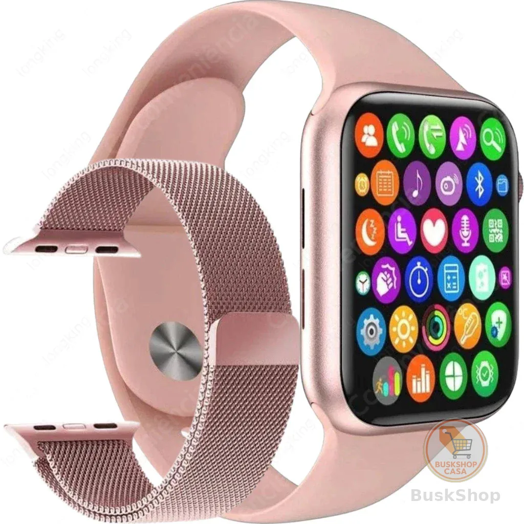 Lançamento De Smartwatch Relógio Inteligente Com Tela Infinita E Duas Alças , Estilo Tecnologia Para Homens Mulheres