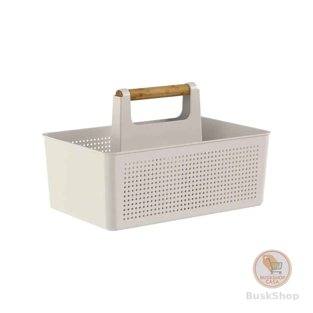 Ou Organizador Multiuso 8L Bege Linha Flow