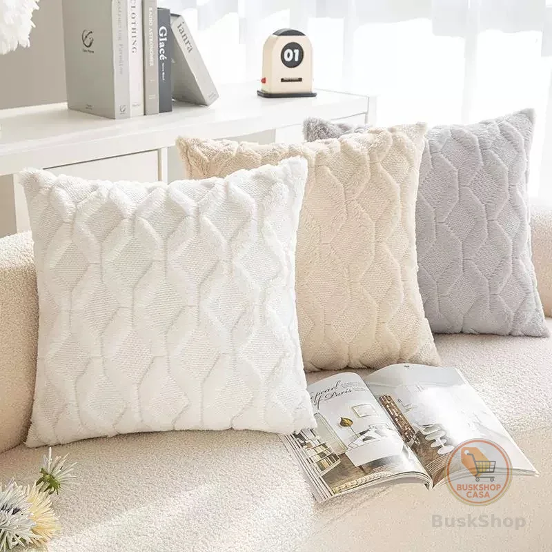 KIT2 Capa de almofada decorativa geométrica em zigue-zague