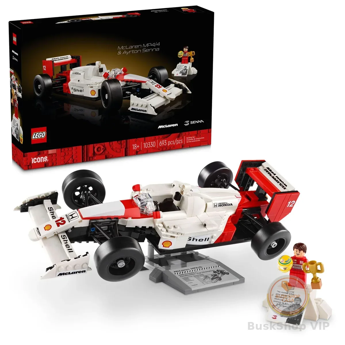LEGO Set Icons 10330 McLaren MP4/4 e Ayrton Senna 693 peças
