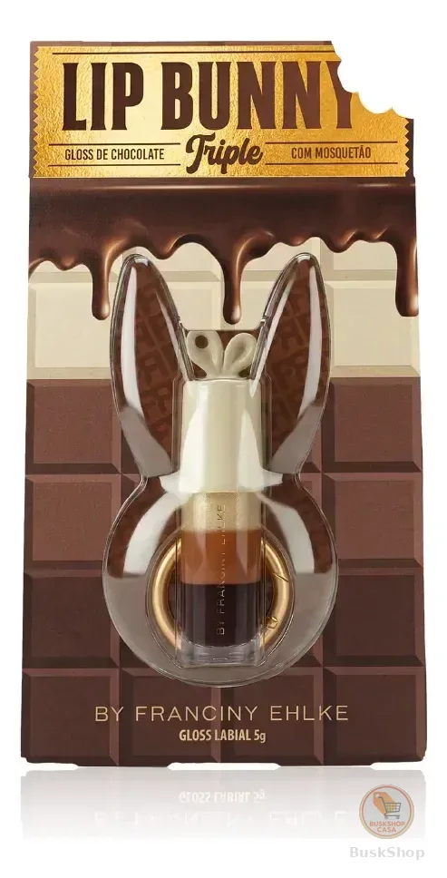 Gloss Labial Lip Bunny Triple - Fran By Franciny Ehlke Marrom