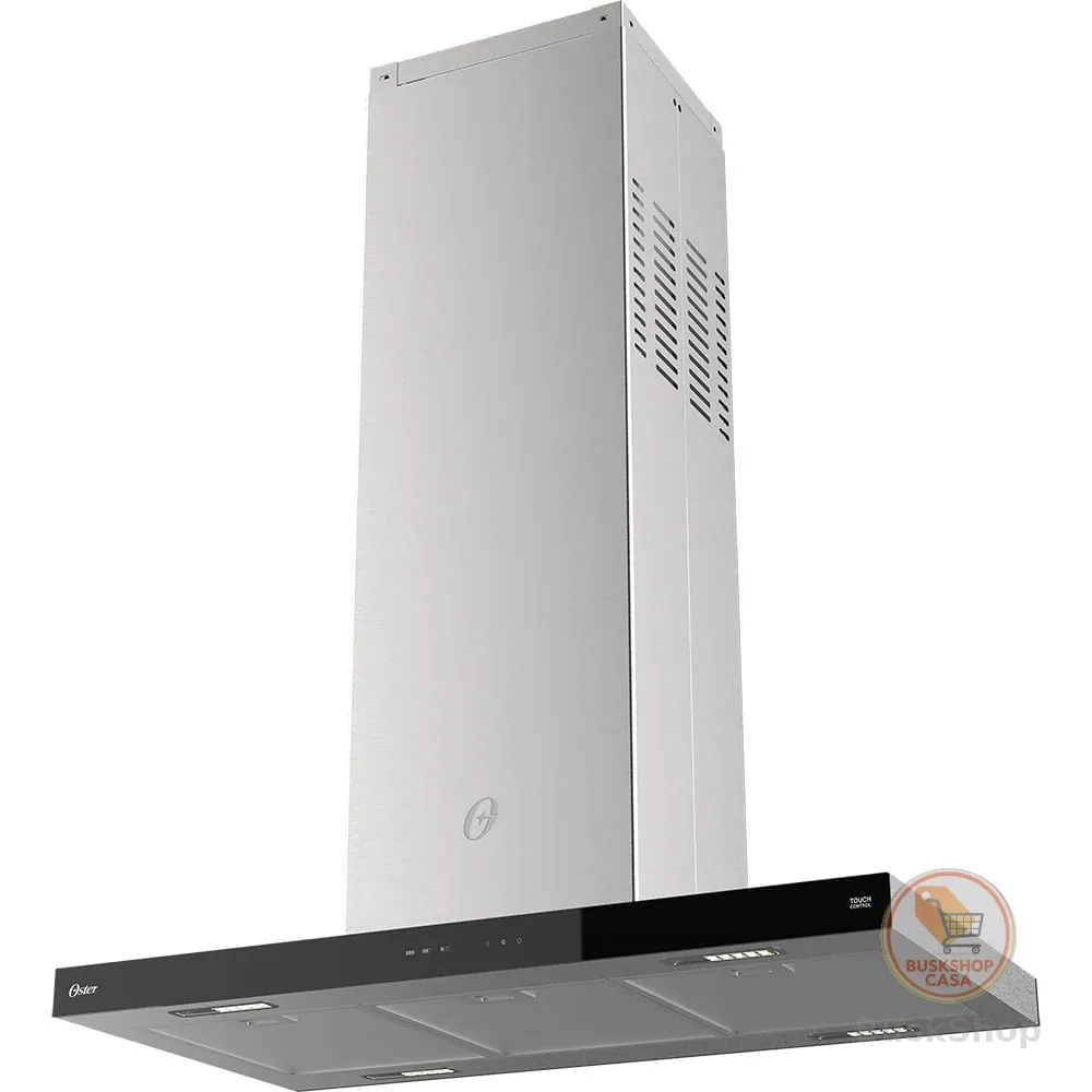 Coifa de Ilha Oster Inox Touch Control 90cm