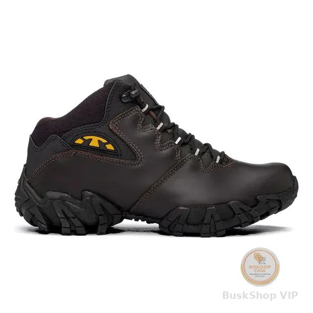 Bota Bull Terrier Bruce Masculina Original Couro Resistente
