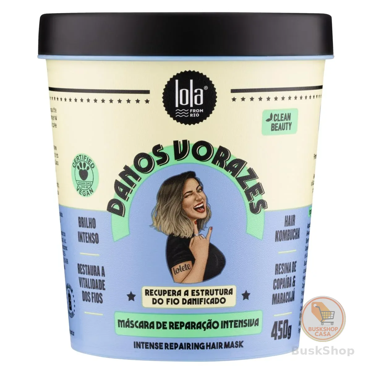 Danos Vorazes Máscara de Tratamento 450g , Lola Cosmetics