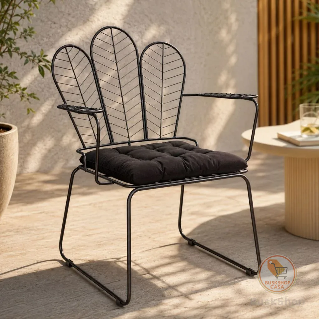 Cadeira de Jantar Top Design Industrial Aço Aramado Tree