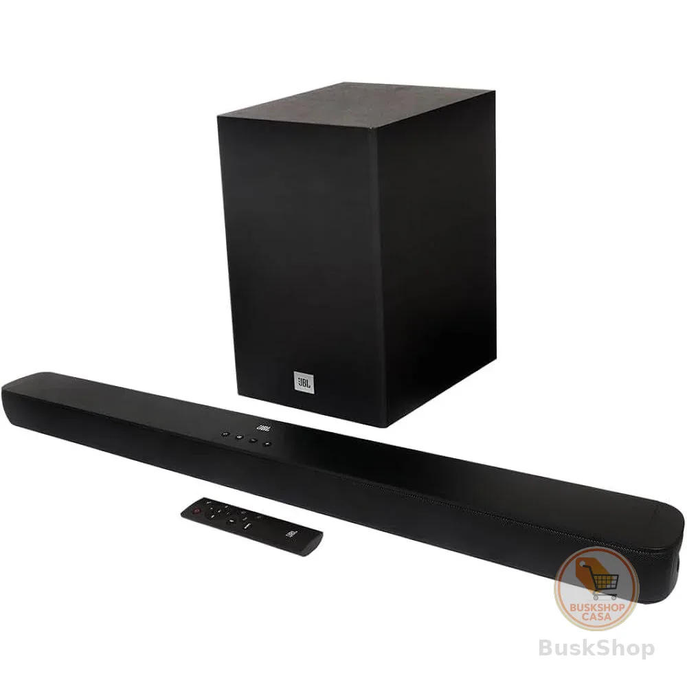 Soundbar JBL  Bluetooth, Cinema SB180, 2.1 Canais, Subwoofer de 6,5" Sem Fio  110W RMS