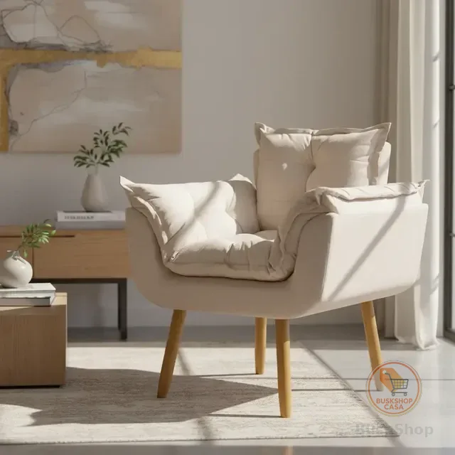 Poltrona De Amamentação Decorativas Alice Suede Cores Oferta
