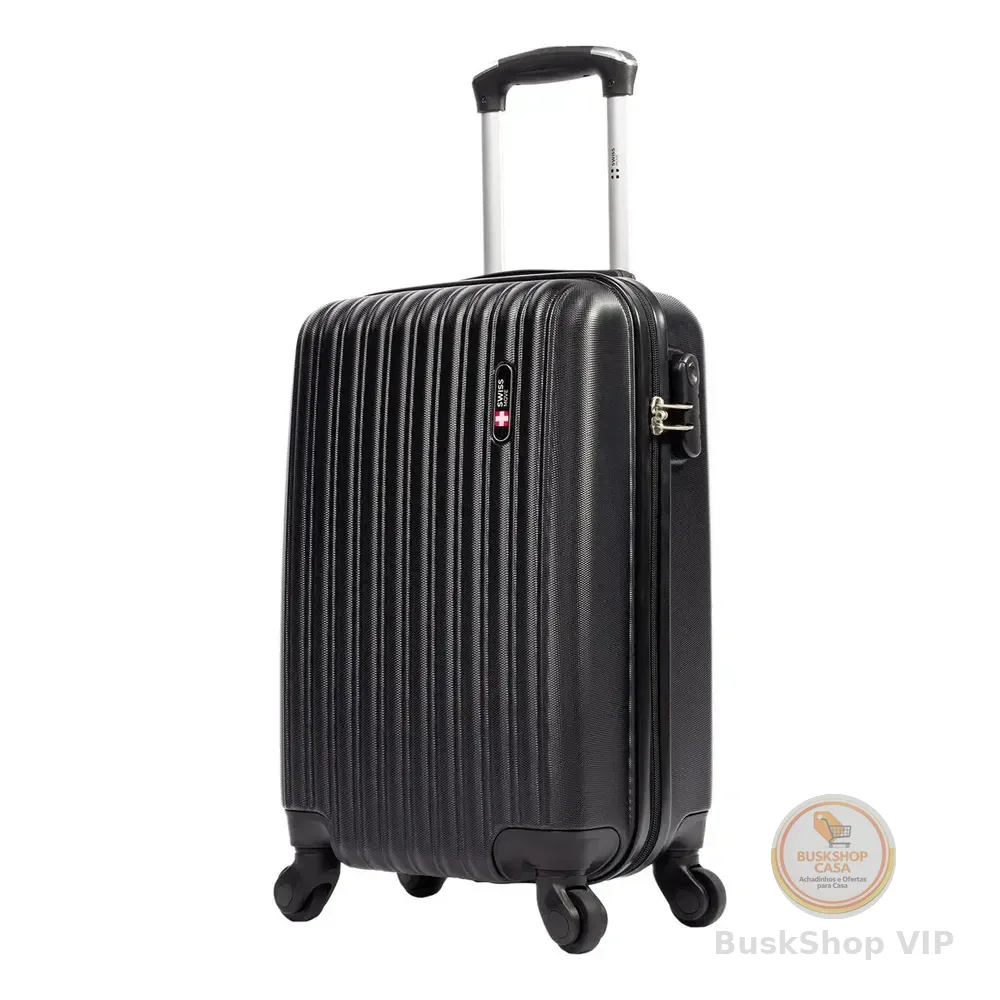 Mala De Bordo 10kg Pequena Londres Swiss Move Preto