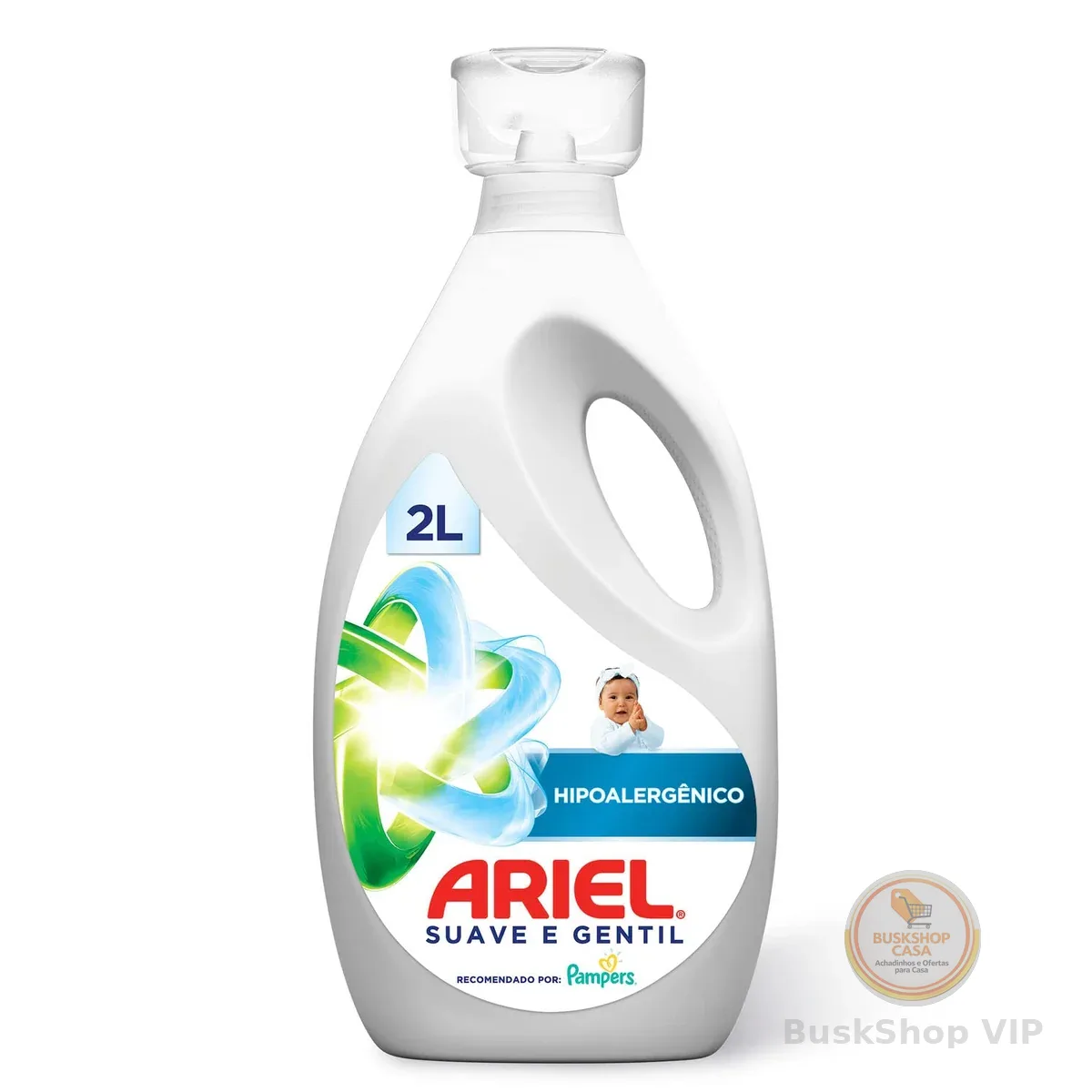 Ariel Sabão Líquido Suave e Gentil 2L