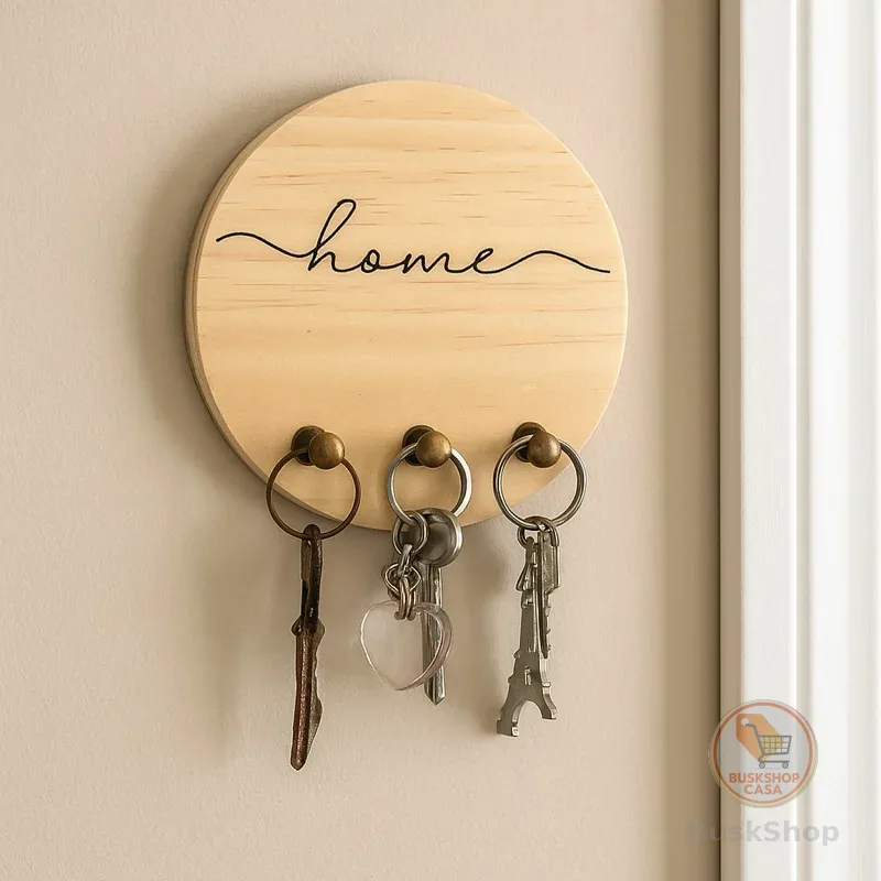 Porta Chaves Parede Redondo Minimalista Personalizado PROMOÇÃO
