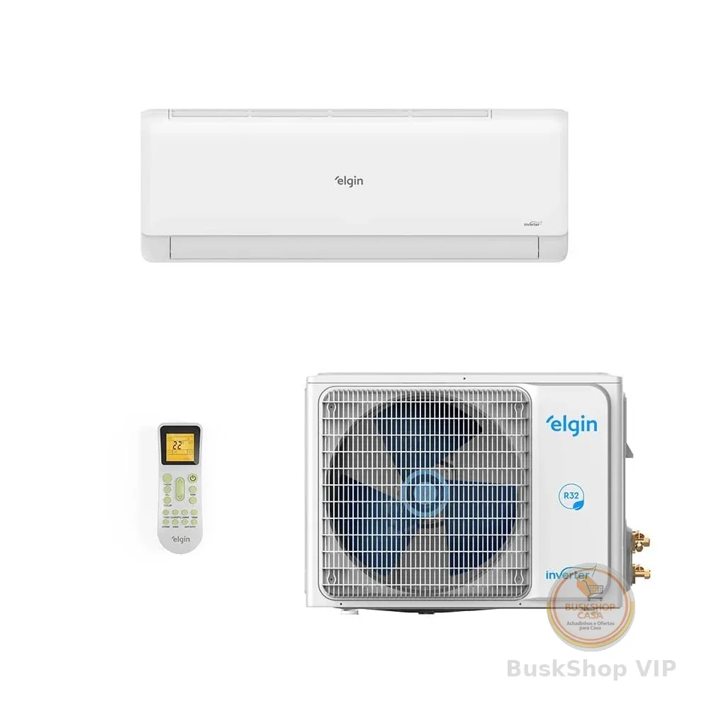 Ar Condicionado Inverter Elgin High Wall Eco Iii Wifi 12.000 Btus Quente/frio 220v