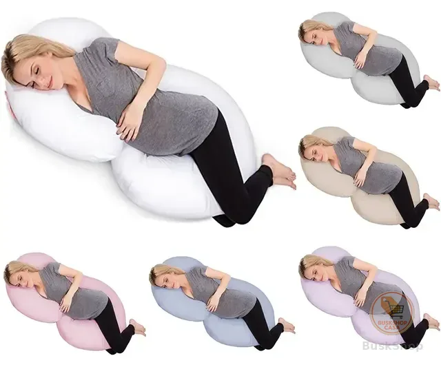 Travesseiro De Corpo Para Gestantes Anatômico Com Fronha
