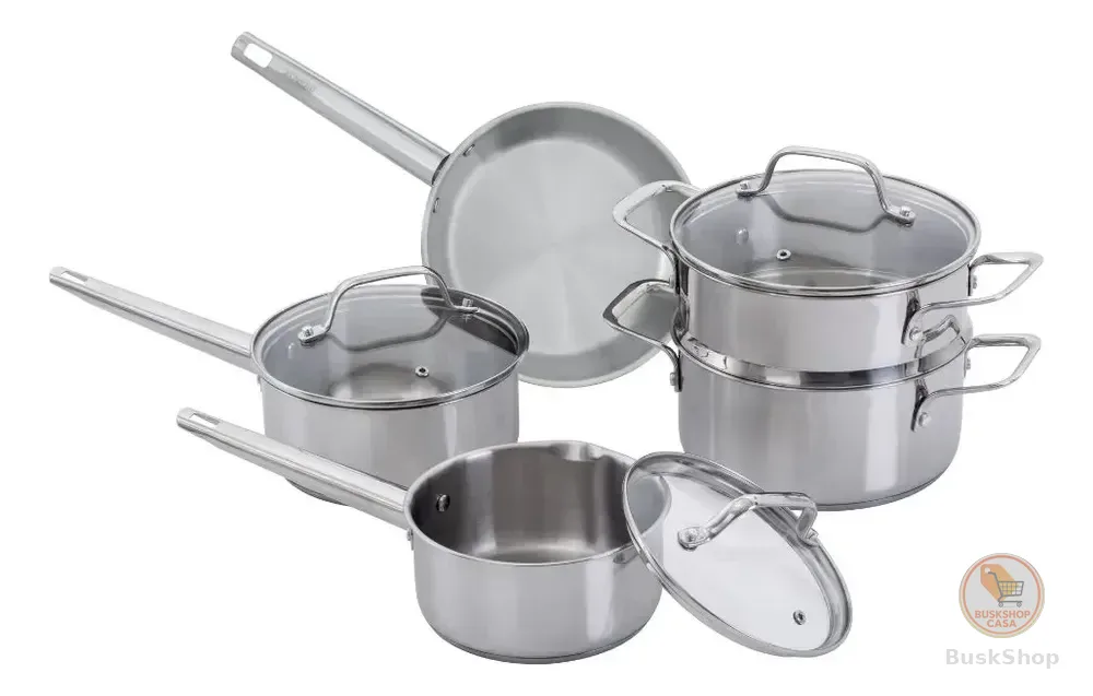 Jogo De Panelas Brinox 6 Peças Inox City