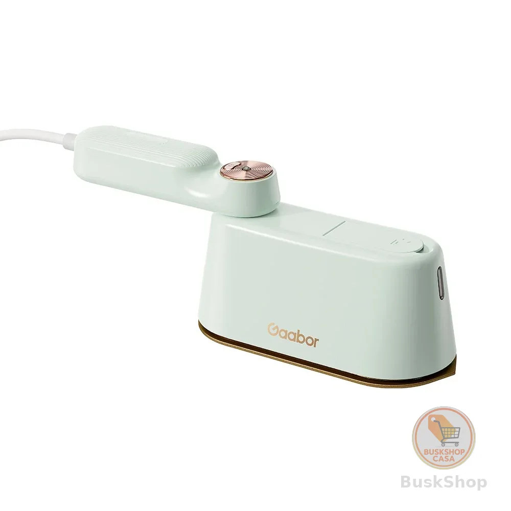 Gaabor Ferro a Vapor Portátil em Aço Inoxidável Resistente Alta Temperatura 1200W HM-M01A