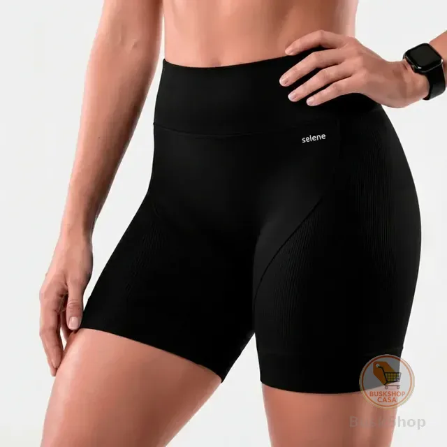 Bermuda Selene Feminino Fit Anatômica Dry Esportivo Fitness