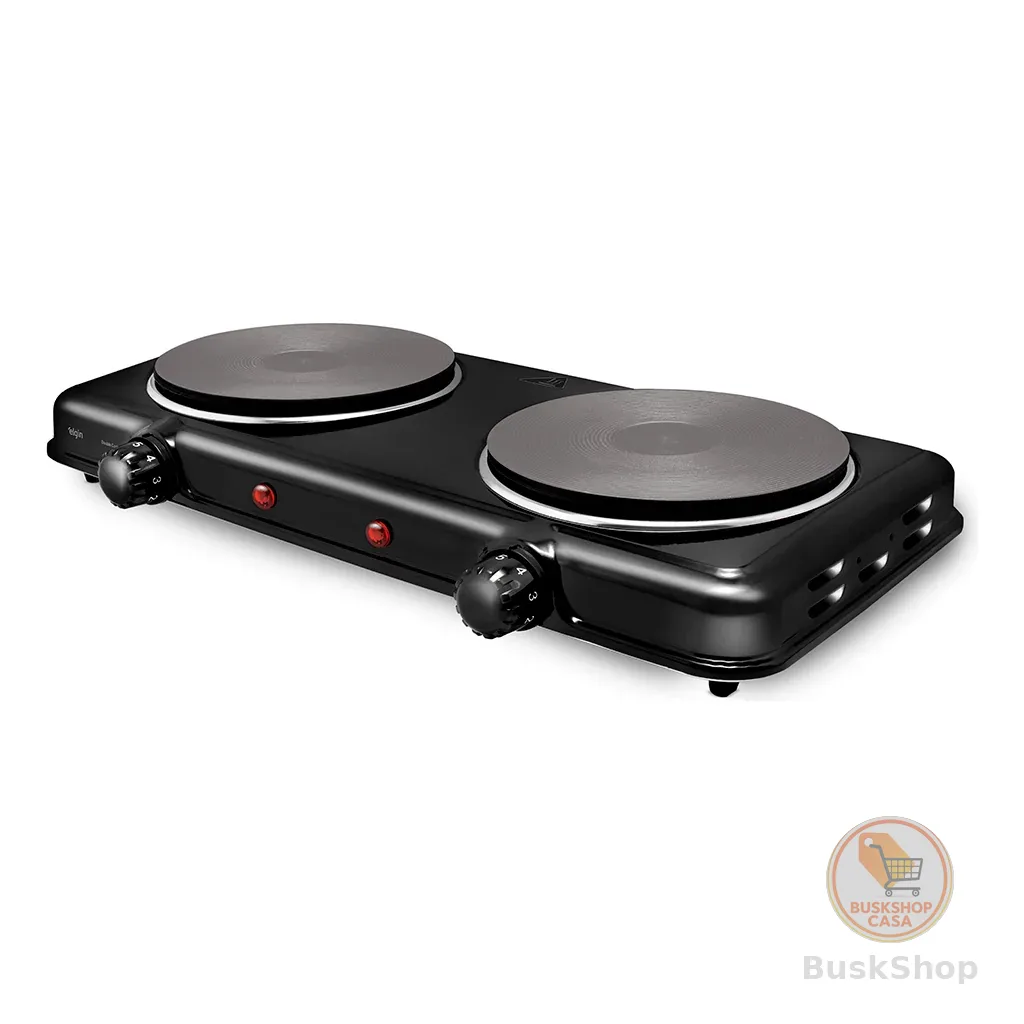 Fogão De Mesa Elétrico Elgin Double Cook 2 Bocas 2000w
