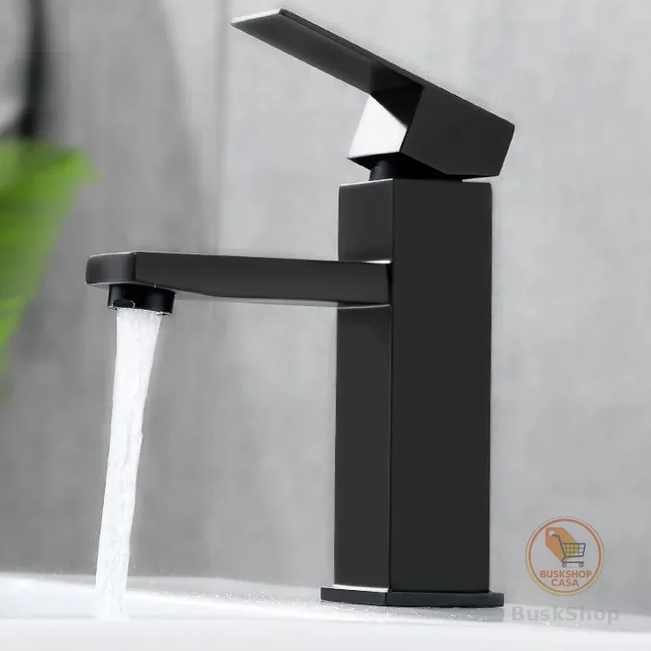 PRATA/PRETO Inox Torneira banheiro Alavanca Moderna Abs Luxo 1/4 De Volta Cromo Premi