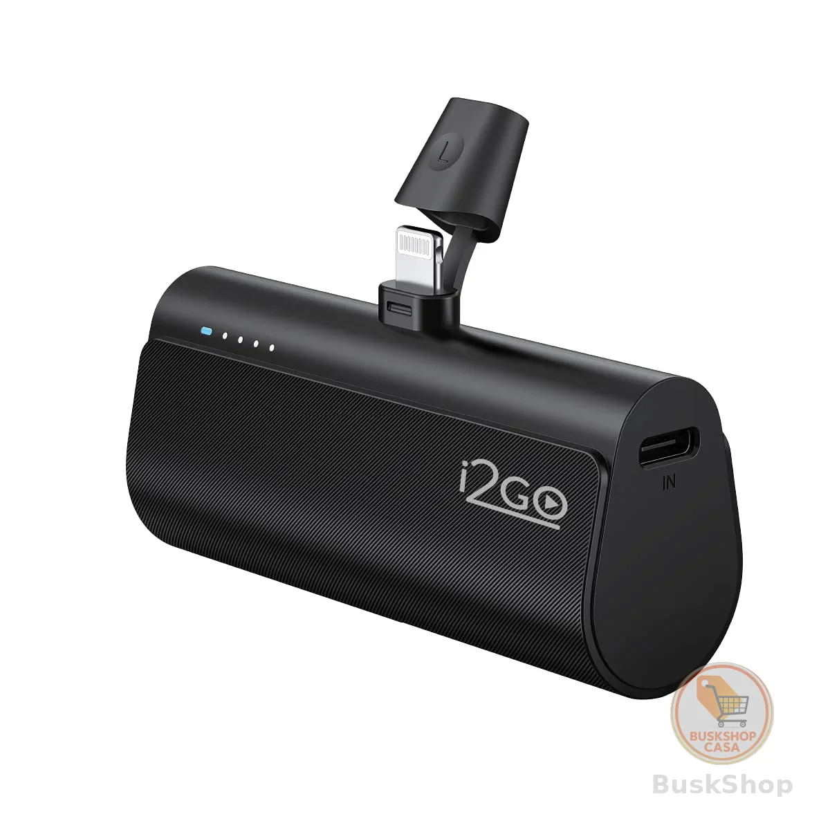 I2GO, Carregador Portátil (Power Bank), Pocket, 5000mAh, Não Necessita Cabos, Modelo Lightning