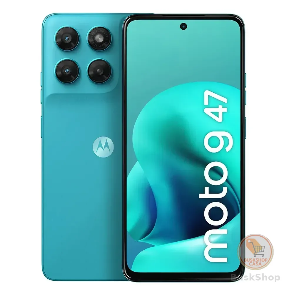 Smartphones Motorola Moto G47 5g - 256gb 12gb (4gb Ram + 8gb Ram Boost), Camera 50 Mp Sony Lytia 600, Tela Fhd+ De 120hz - Azul Turquesa
