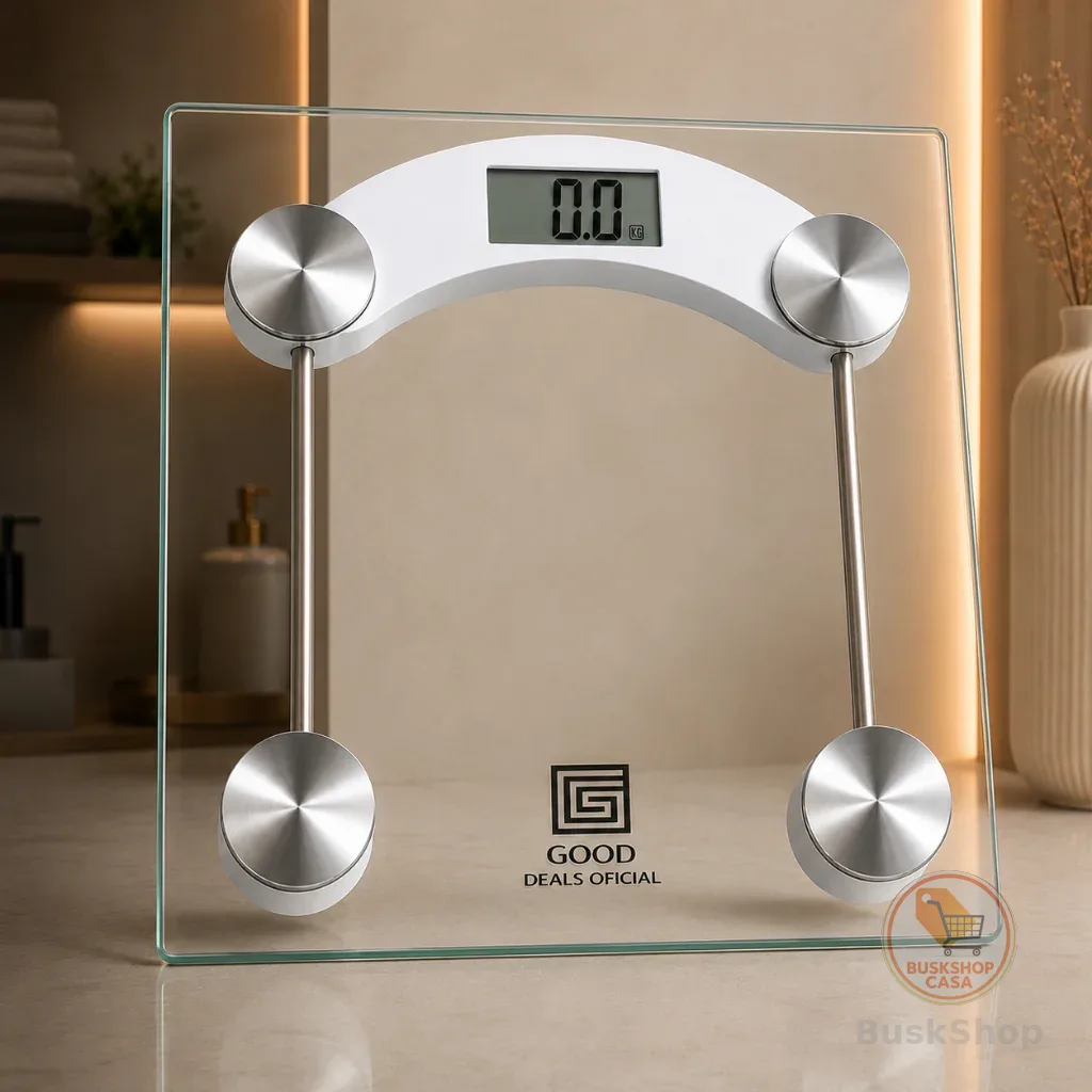 Balança Digital De Vidro até 180Kg Portátil Corporal