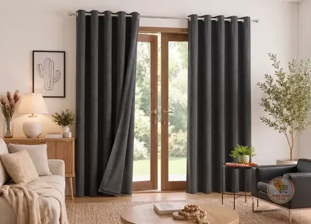 Cortina Em Blecaute Pvc 2,80x2,50 Corta Luz E Veda Luz Solar