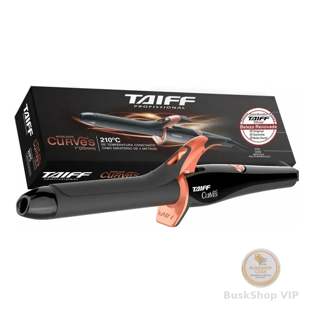 Modelador De Cachos De Barril Taiff Curves 2.5cm De Diâmetro 127/220v
