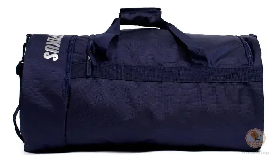 Bolsa Olympikus Gym Bag Compartimentos Azul Marinho Azul-marinho Lisa