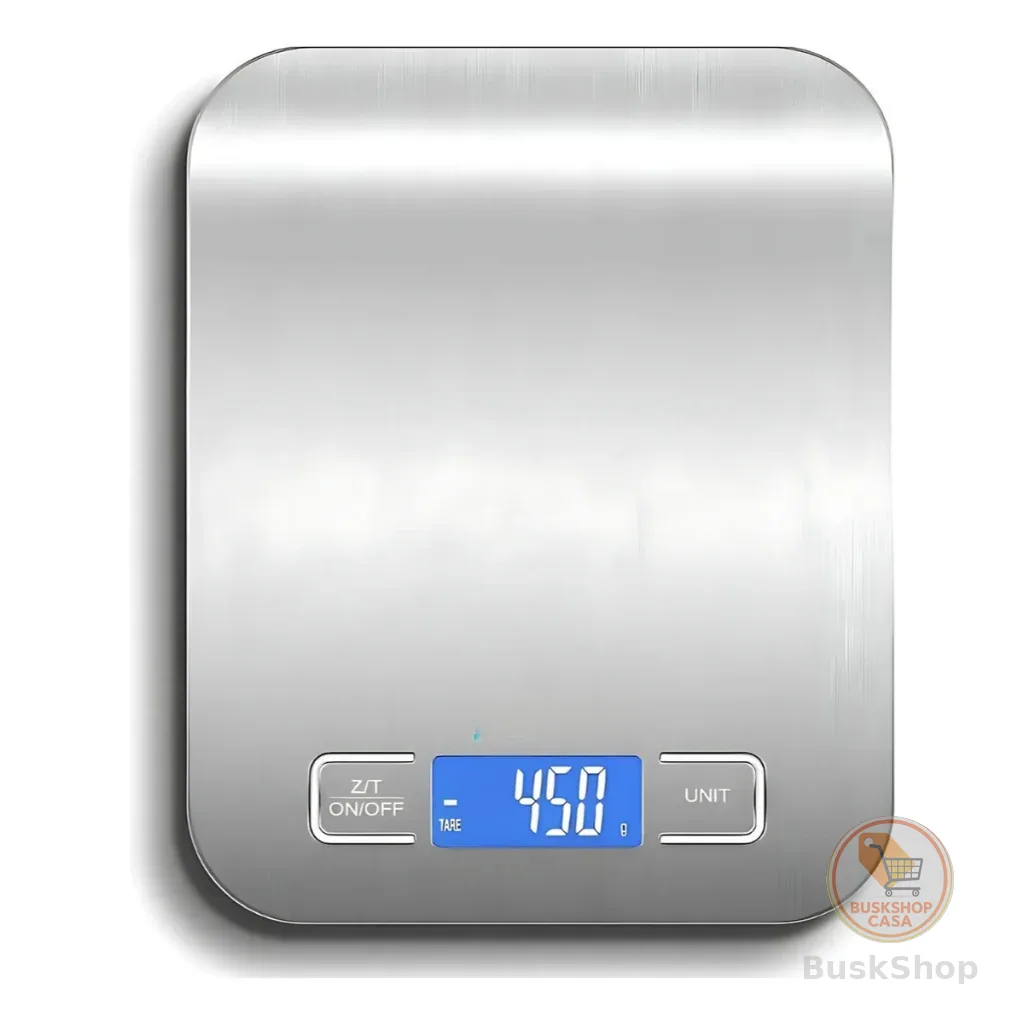 Balança Cozinha Fit Alimentos Brasil 10kg Aço Inox Prateado 10 Kg