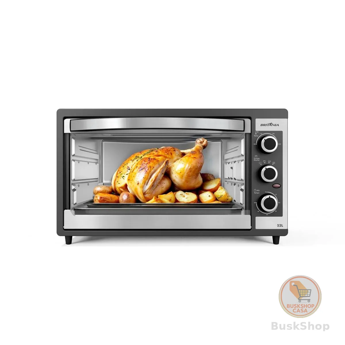 Forno Elétrico Britânia BFE55P Dupla resistência 52L 127V