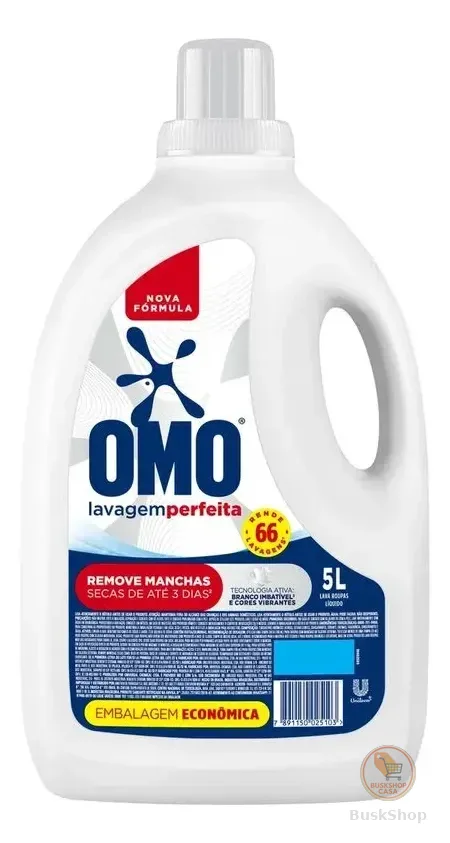 Sabão Líquido Omo Lavagem Perfeita 5L
