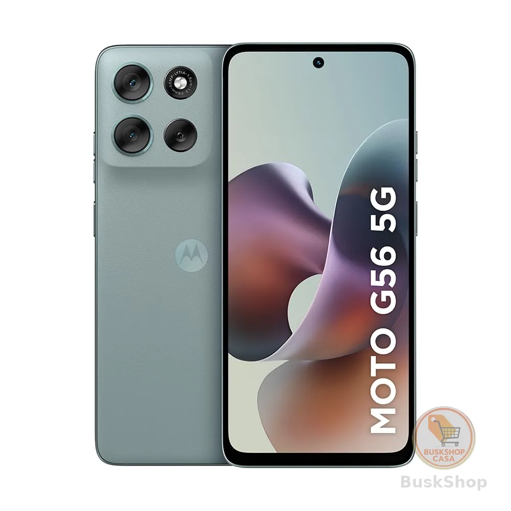 Smartphone Motorola Moto g56 5G - 256GB 24GB (8GB RAM+16GB Ram Boost) e 50MP Sony Lytia 600 Camera Ultrarresistencia militar IP68 + IP69 - Cinza