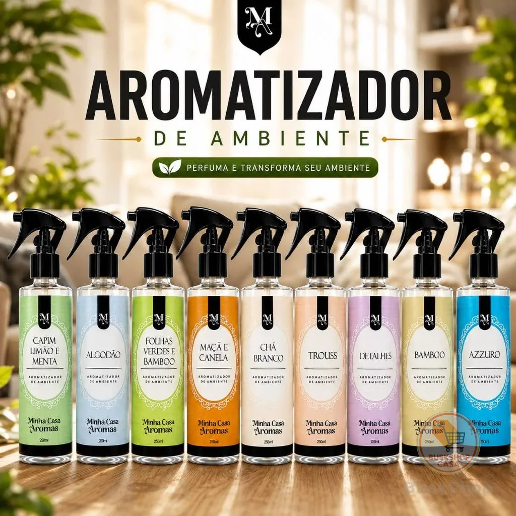 Aromatizador de Ambiente e Tecidos 250ml Home Spray Perfumado - Minha Casa Aromas